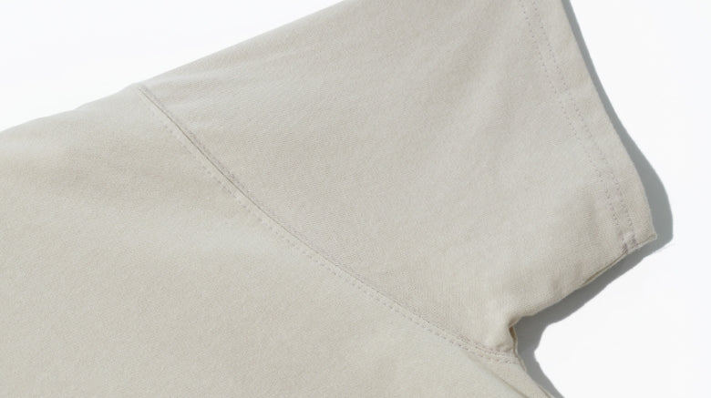 ダブルユーブイプロジェクト(WV PROJECT) Palm tree short-sleeved T-shirt gray beige JIST7503