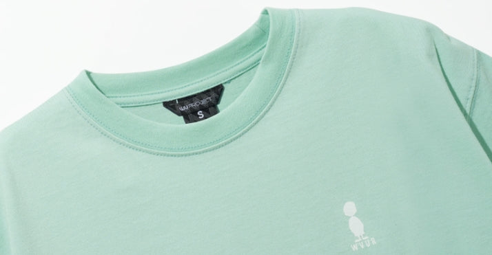 ダブルユーブイプロジェクト(WV PROJECT) Palm tree short-sleeved T-shirt Mint JIST7503