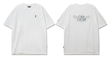 ダブルユーブイプロジェクト(WV PROJECT) Palm tree short-sleeved T-shirt Ivory JIST7503