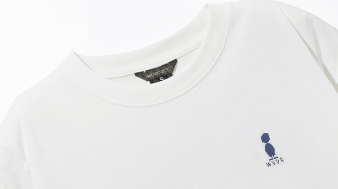 ダブルユーブイプロジェクト(WV PROJECT) Palm tree short-sleeved T-shirt Ivory JIST7503