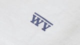 ダブルユーブイプロジェクト(WV PROJECT) Palm tree short-sleeved T-shirt Ivory JIST7503