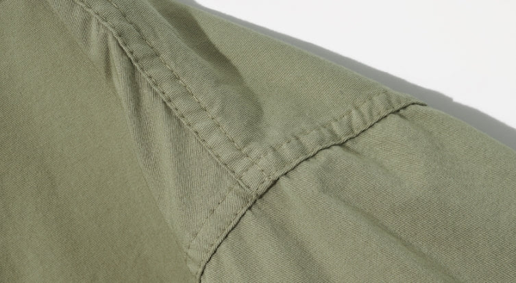 ダブルユーブイプロジェクト(WV PROJECT) City Summer Short-sleeved Shirt Light Khaki KMSS7493