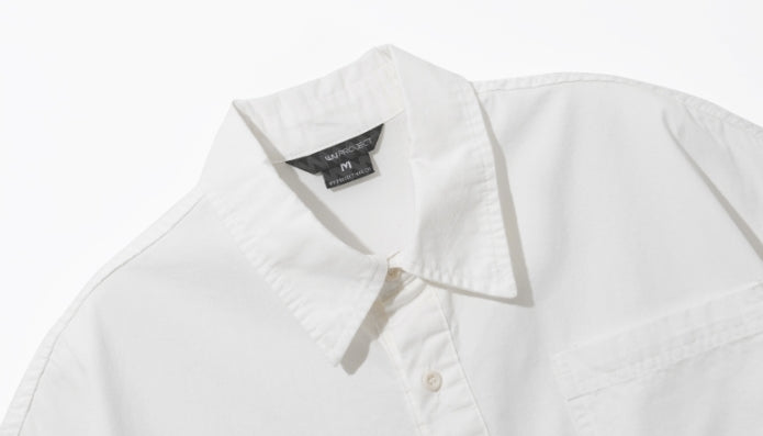 ダブルユーブイプロジェクト(WV PROJECT) City Summer Short-sleeved Shirt Light Ivory KMSS7493