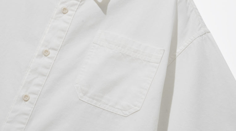 ダブルユーブイプロジェクト(WV PROJECT) City Summer Short-sleeved Shirt Light Ivory KMSS7493