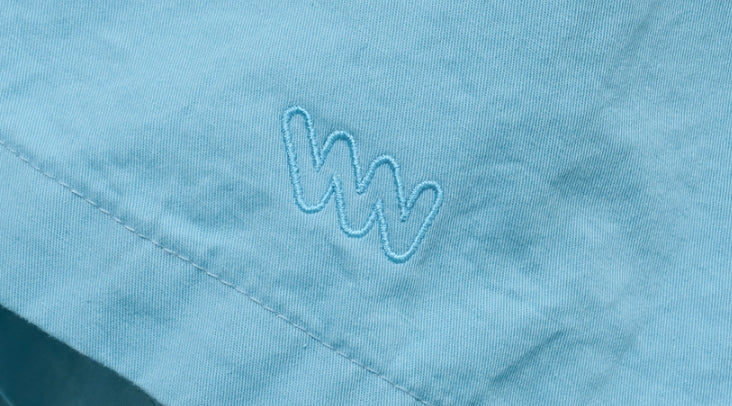 ダブルユーブイプロジェクト(WV PROJECT) City Summer Short-sleeved Shirt Blue KMSS7493