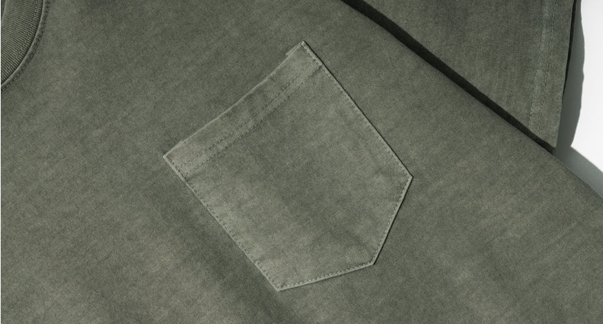 ダブルユーブイプロジェクト(WV PROJECT) Penta Pocket Pigment Short Sleeve T-Shirt Khaki MJST7502