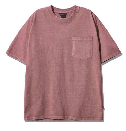 ダブルユーブイプロジェクト(WV PROJECT) Penta Pocket Pigment Short Sleeve T-Shirt OldPink MJST7502