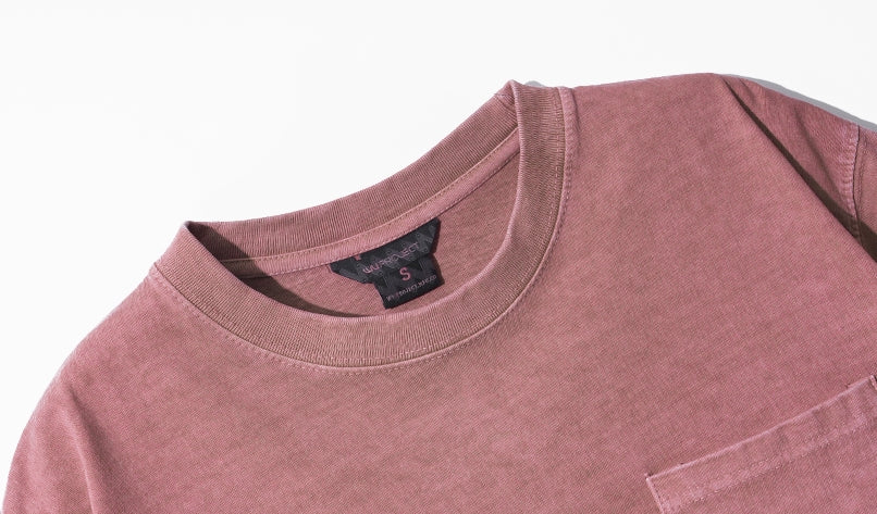 ダブルユーブイプロジェクト(WV PROJECT) Penta Pocket Pigment Short Sleeve T-Shirt OldPink MJST7502