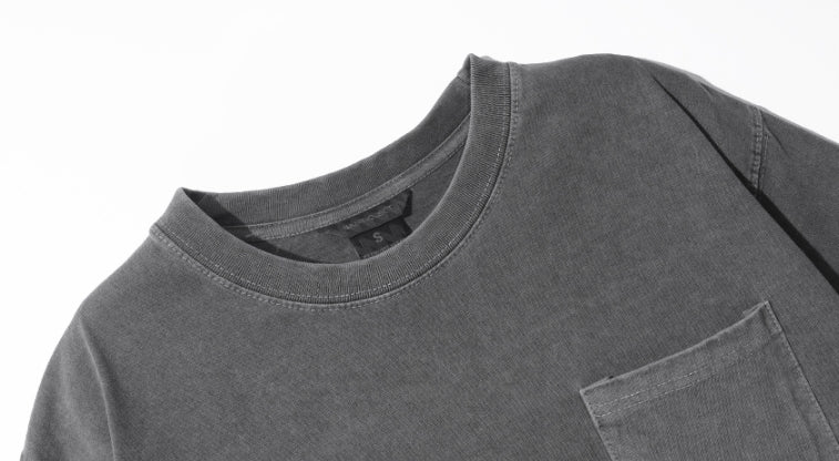 ダブルユーブイプロジェクト(WV PROJECT) Penta Pocket Pigment Short Sleeve T-Shirt DarkGrey MJST7502