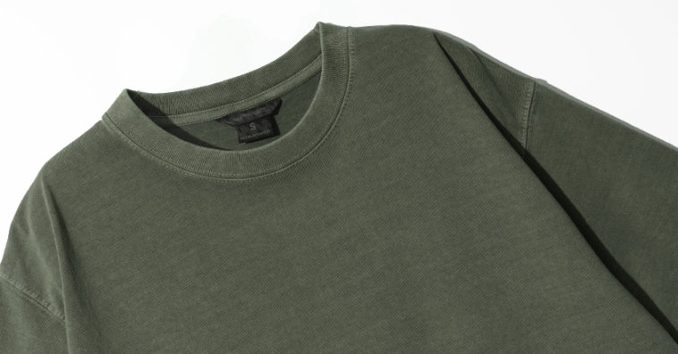 ダブルユーブイプロジェクト(WV PROJECT) Town Pigment short-sleeved shirt Khaki JIST7505