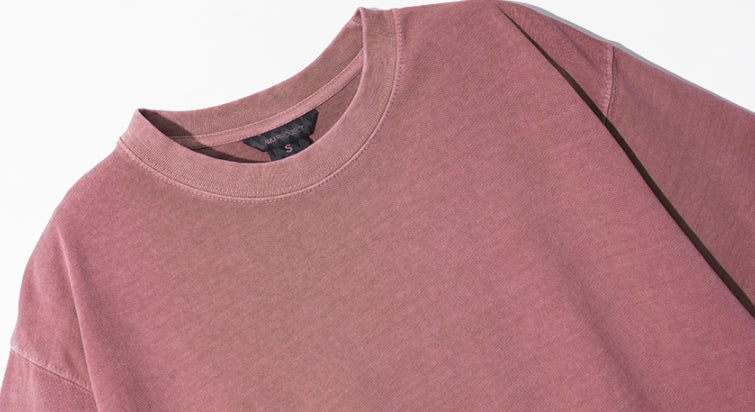 ダブルユーブイプロジェクト(WV PROJECT) Town Pigment short-sleeved shirt OldPink JIST7505