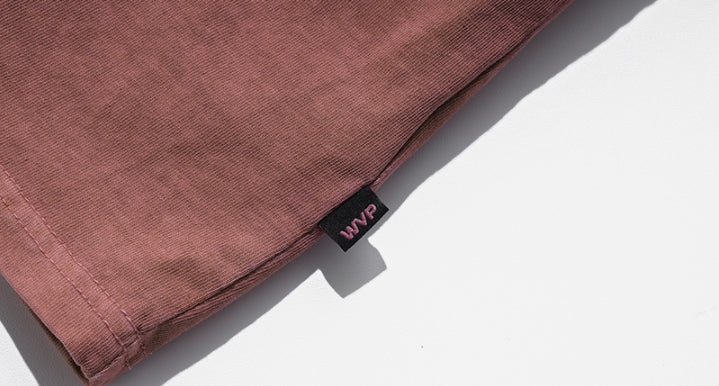 ダブルユーブイプロジェクト(WV PROJECT) Town Pigment short-sleeved shirt OldPink JIST7505