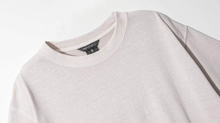 ダブルユーブイプロジェクト(WV PROJECT) Town Pigment short-sleeved shirt LightBeige JIST7505