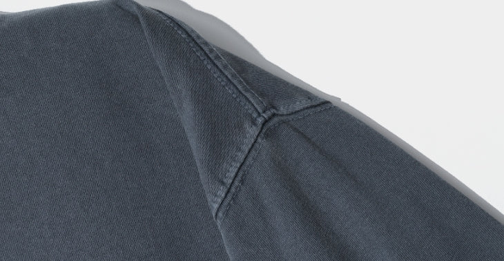 ダブルユーブイプロジェクト(WV PROJECT) Town Pigment short-sleeved shirt Navy JIST7505