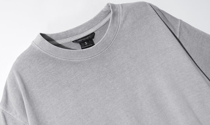 ダブルユーブイプロジェクト(WV PROJECT) Town Pigment short-sleeved shirt Grey JIST7505