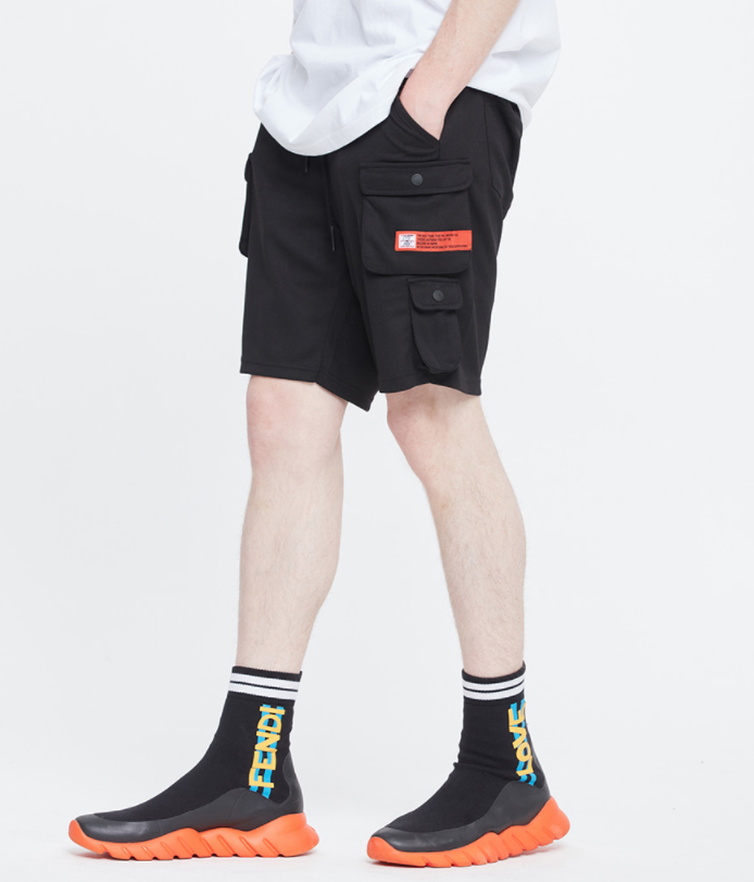 ベドインベド(BADINBAD)MULTI POCKET SHORTS_BLACK