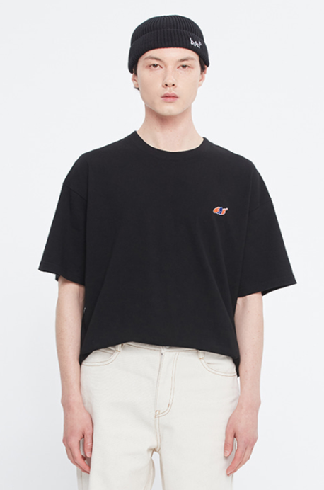 ベドインベド(BADINBAD) FAT LOGO TEE_BLACK