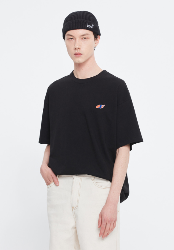 ベドインベド(BADINBAD) FAT LOGO TEE_BLACK