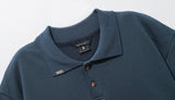 ダブルユーブイプロジェクト(WV PROJECT) Mini Collar Short-Sleeved T-shirt Navy MJST7497
