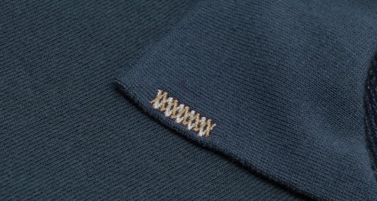 ダブルユーブイプロジェクト(WV PROJECT) Mini Collar Short-Sleeved T-shirt Navy MJST7497