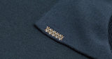 ダブルユーブイプロジェクト(WV PROJECT) Mini Collar Short-Sleeved T-shirt Navy MJST7497