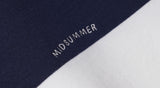 ダブルユーブイプロジェクト(WV PROJECT) Mid-Summer Stripe Short-Sleeved T-Shirt Navy JIST7508