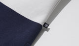 ダブルユーブイプロジェクト(WV PROJECT) Mid-Summer Stripe Short-Sleeved T-Shirt Navy JIST7508