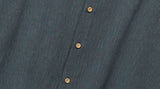 ダブルユーブイプロジェクト(WV PROJECT) Ritz Stripe Short-Sleeved Shirt Blue Gray MJSS7506