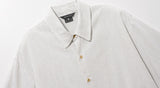 ダブルユーブイプロジェクト(WV PROJECT) Ritz Stripe Short-Sleeved Shirt Ivory MJSS7506