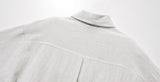 ダブルユーブイプロジェクト(WV PROJECT) Ritz Stripe Short-Sleeved Shirt Ivory MJSS7506