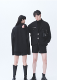 オージーオーディー(OZOD)  SOLID DROP BLAZER_BLACK