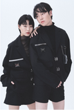 オージーオーディー(OZOD)  SOLID DROP BLAZER_BLACK