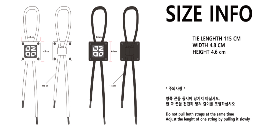 オージーオーディー(OZOD)  LEATHER BOLO TIE