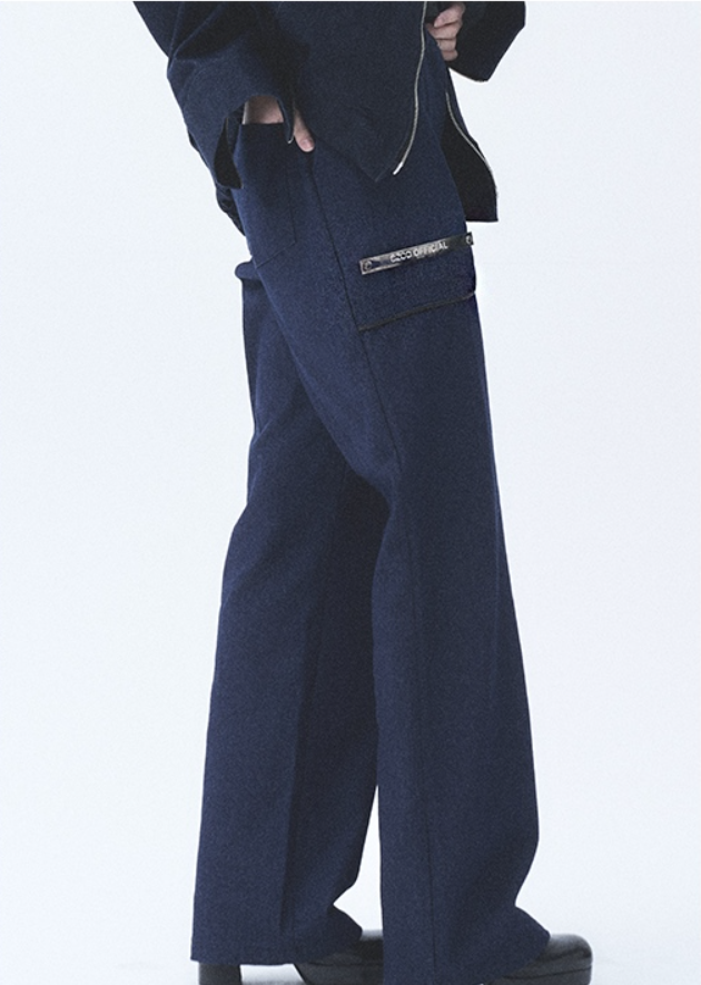 オージーオーディー(OZOD)  DENIM POCKET PANTS_WHITE