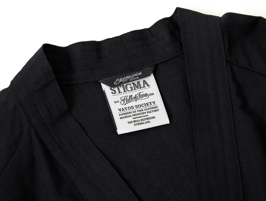 STIGMA(スティグマ) TECH LINEN ROBE BLACK