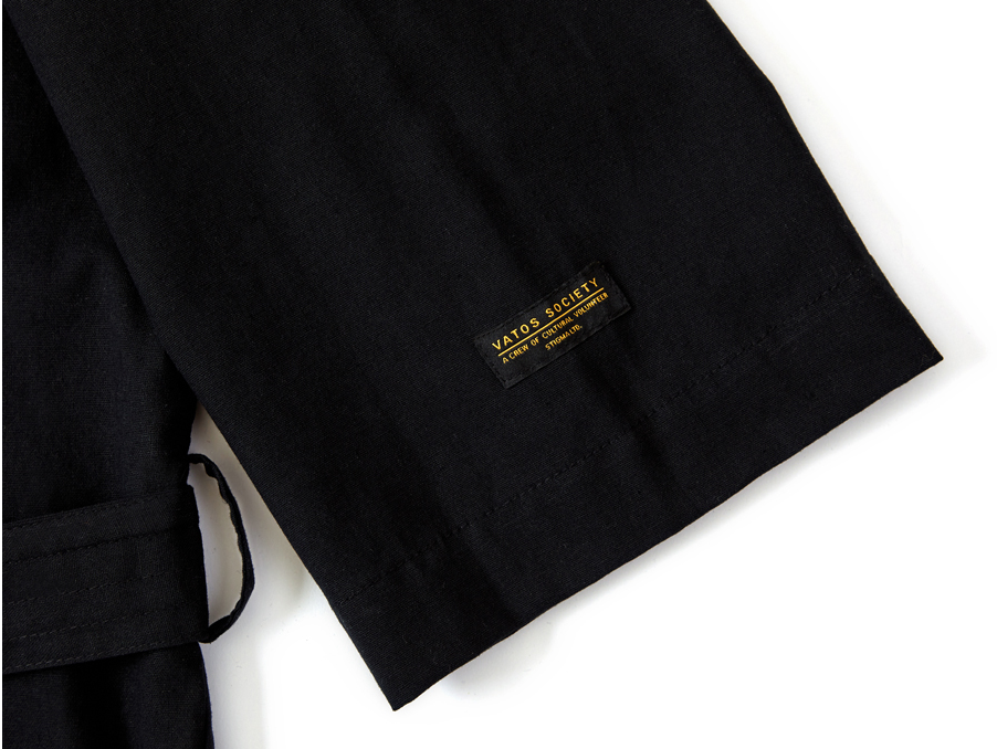 STIGMA(スティグマ) TECH LINEN ROBE BLACK