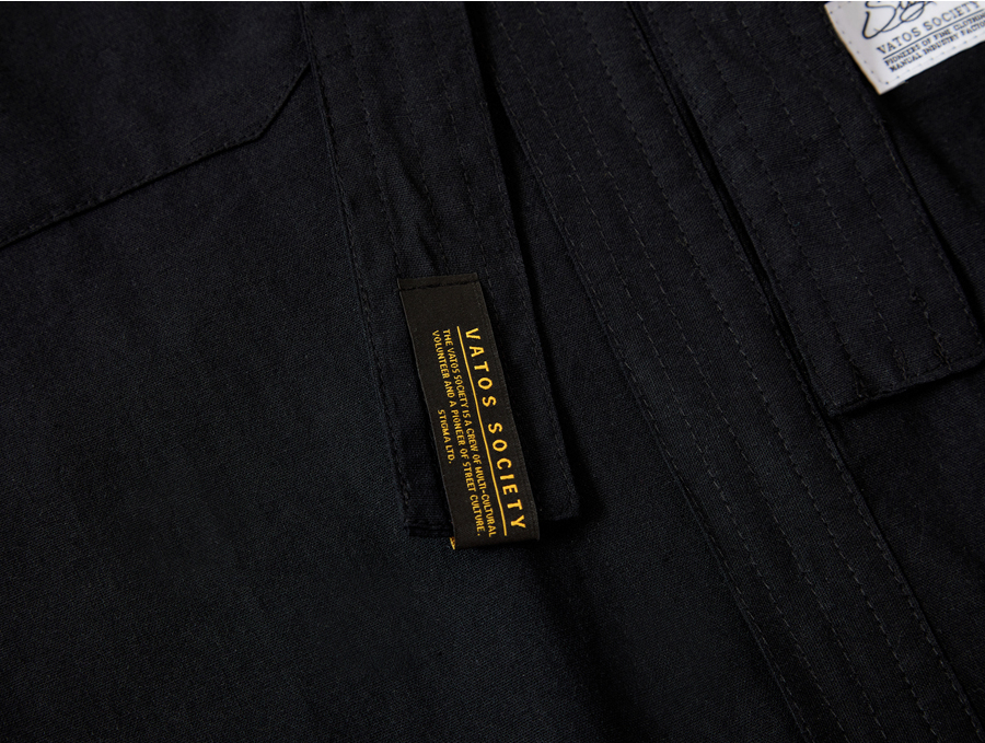 STIGMA(スティグマ) TECH LINEN ROBE BLACK