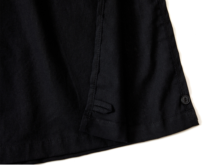 STIGMA(スティグマ) TECH LINEN ROBE BLACK