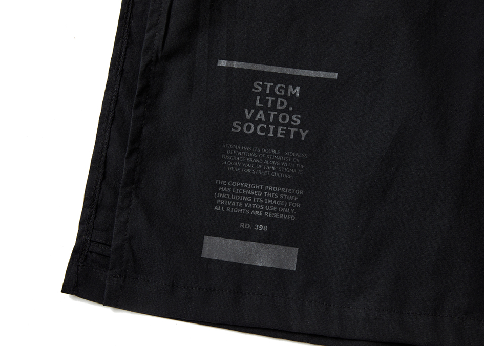 STIGMA(スティグマ) TECH LINEN ROBE BLACK