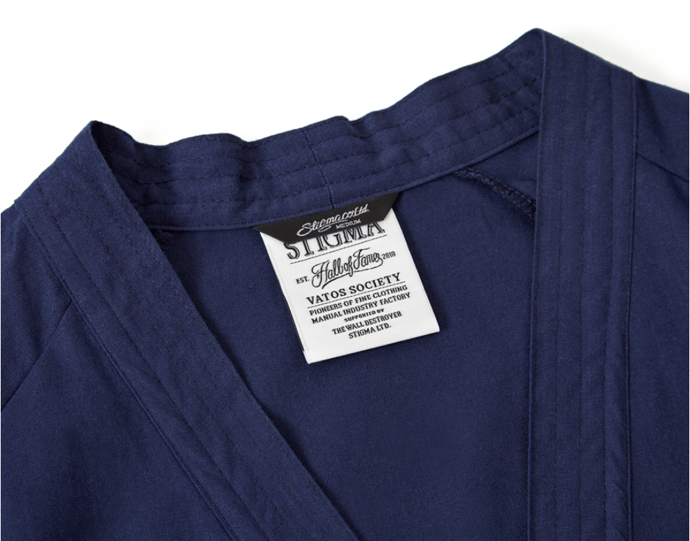 STIGMA(スティグマ) TECH LINEN ROBE NAVY