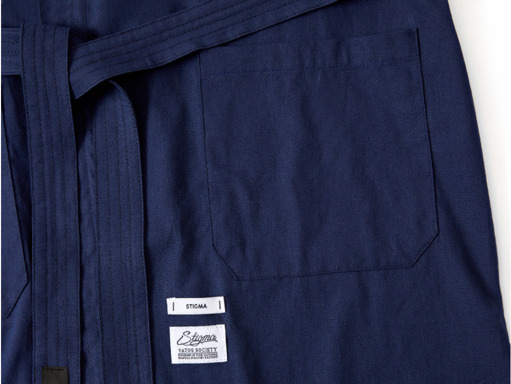 STIGMA(スティグマ) TECH LINEN ROBE NAVY