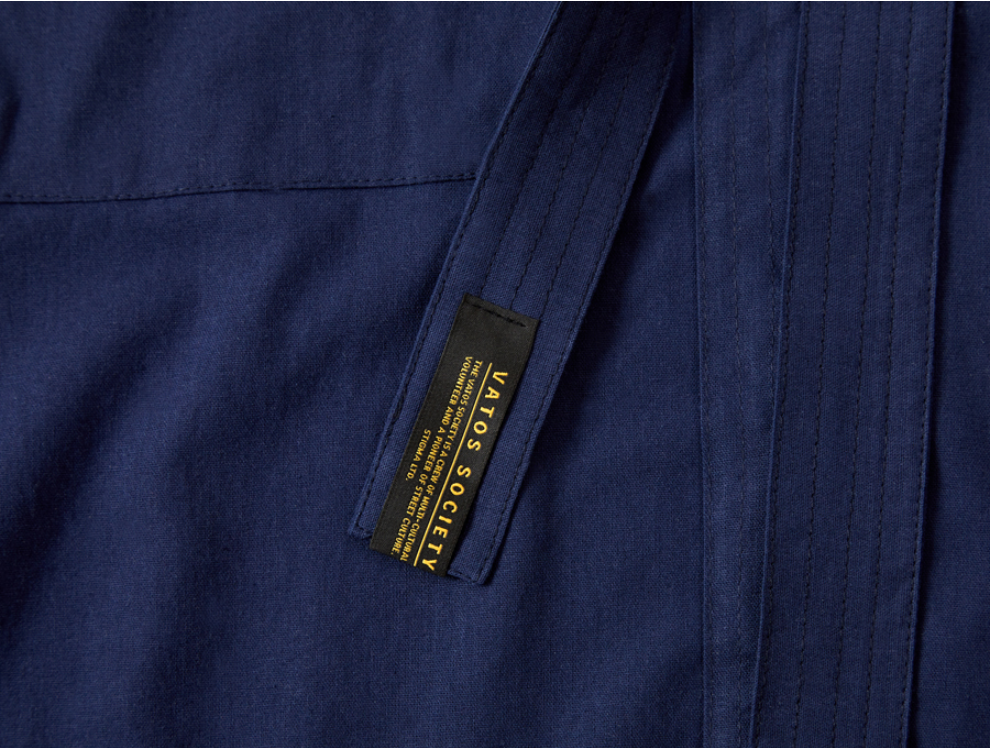 STIGMA(スティグマ) TECH LINEN ROBE NAVY