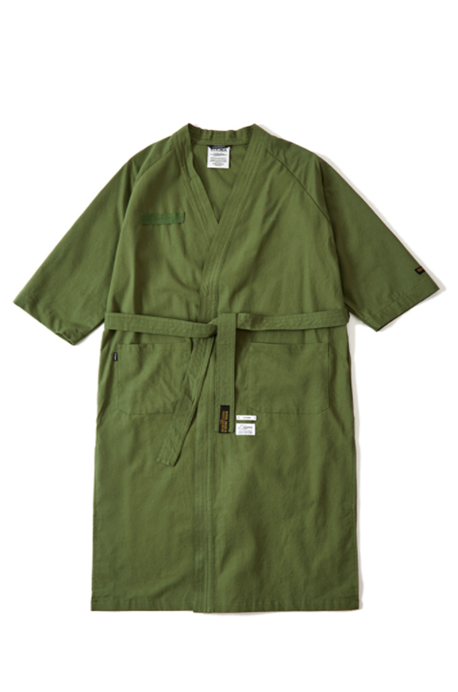 STIGMA(スティグマ) TECH LINEN ROBE OLIVE