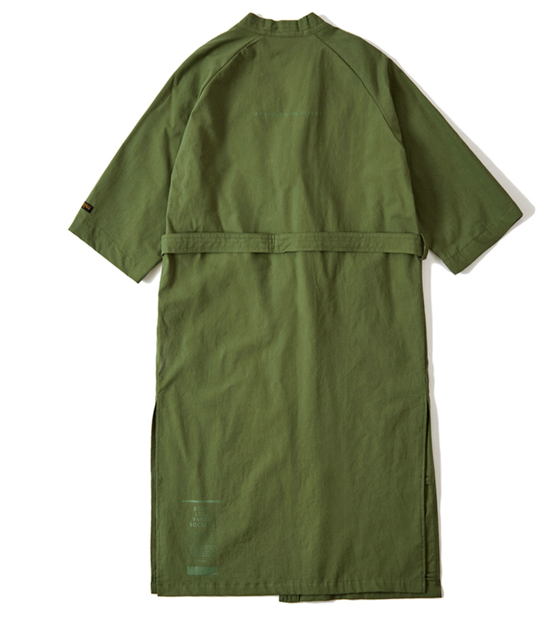 STIGMA(スティグマ) TECH LINEN ROBE OLIVE