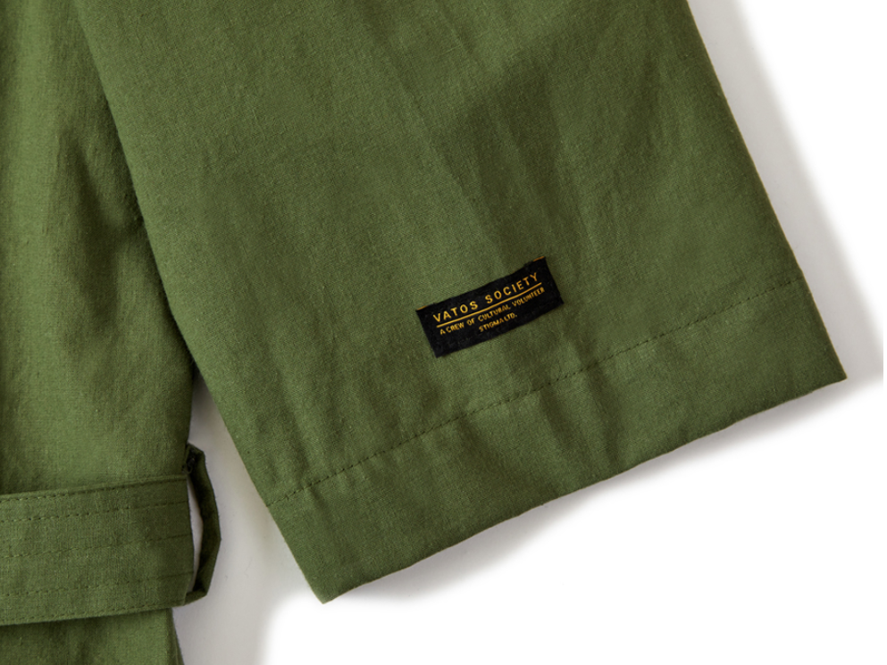 STIGMA(スティグマ) TECH LINEN ROBE OLIVE