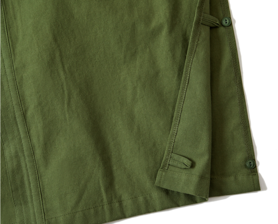 STIGMA(スティグマ) TECH LINEN ROBE OLIVE