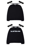 ブラックブロンド(BLACKBLOND)  BBD Graffiti Logo Crewneck Sweatshirt (Black)