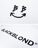 ブラックブロンド(BLACKBLOND)  BBD Classic Smile Logo Crewneck Sweatshirt (White)