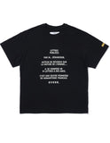 OVERR(オベルー) 21SS BASIC LOGO BLACK T-SHIRTS
