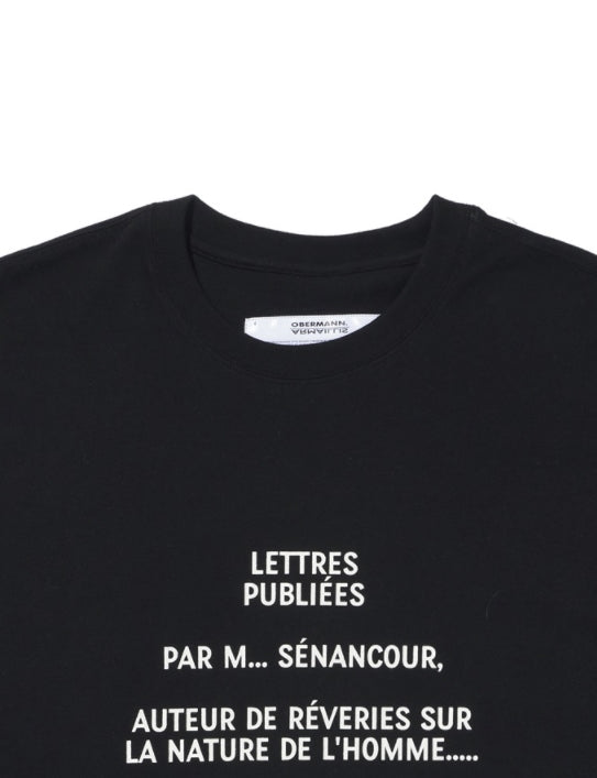 OVERR(オベルー) 21SS BASIC LOGO BLACK T-SHIRTS